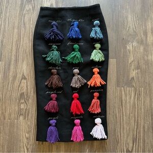 Stella Jean tassel pencil skirt